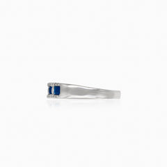Saphir-Glanzzauber-Ring