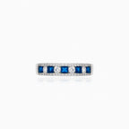 Saphir-Glanzzauber-Ring