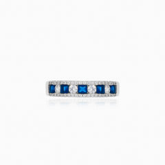 Saphir-Glanzzauber-Ring