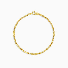 Gelbgold-Herrengliederarmband