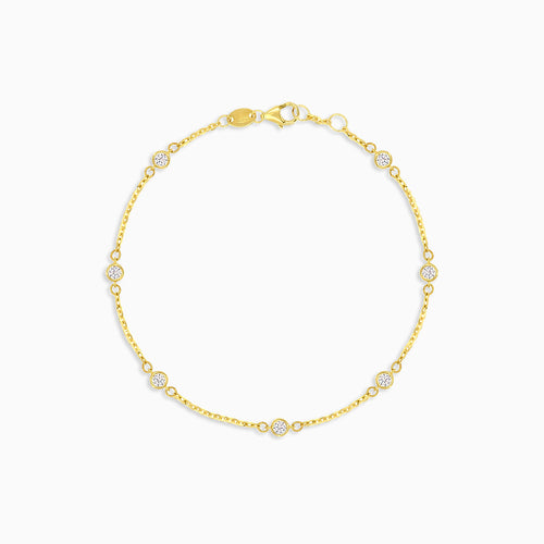 Stilvolles Damenarmband mit Zirkonia