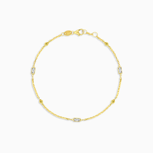 Elegantes Gold-Kettenarmband