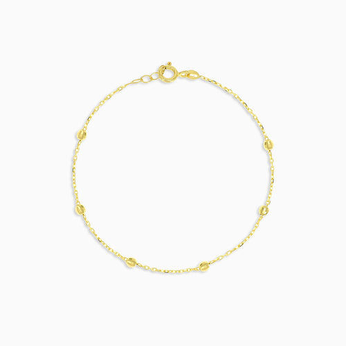 Stilvolles Gold-Gliederarmband