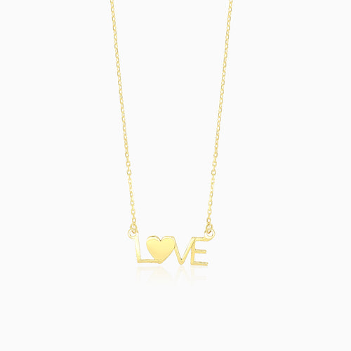 Liebesdesign-Goldkette
