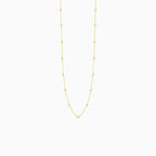 Collier en or élégant avec de petites perles