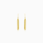 Gold Dangle Link Earrings