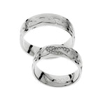 Masterwork white gold wedding ring