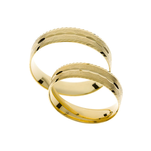 Ungewöhnlicher Gelbgold-Trauring