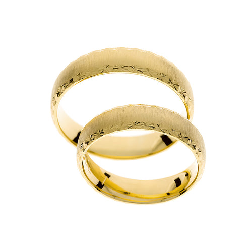 Eleganter detaillierter ehering