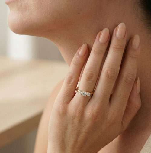 Classic trilogy gold ring
