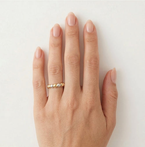 Hervorragender Gold-Fancy-Ring