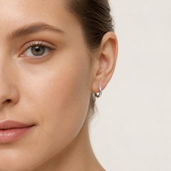 Sterling Silver Classic Hoop Earrings