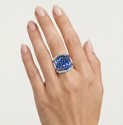 Sapphire paradise ring