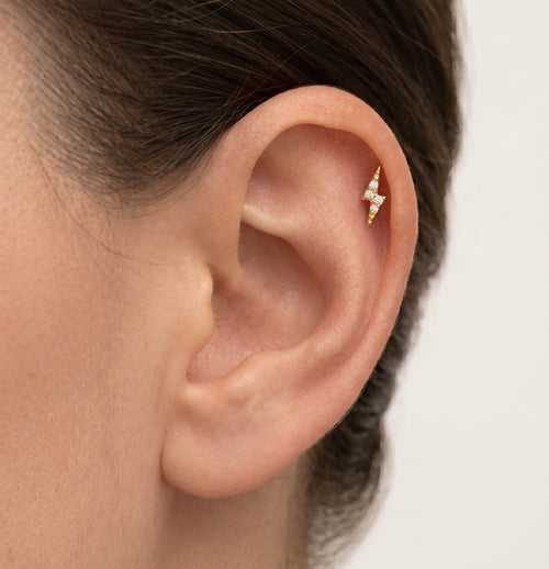 Thunder gold piercing