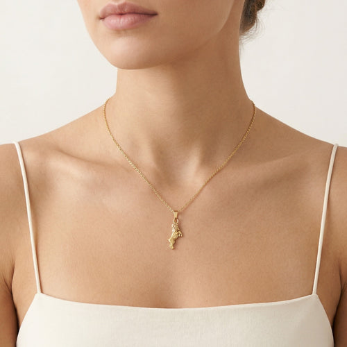 Gold-Aries-Sternzeichen-Anhänger