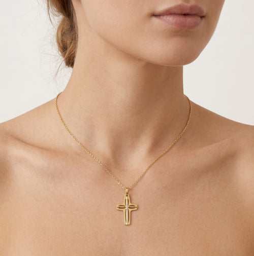 Doppeltes Goldkreuz