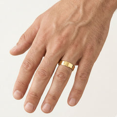 Schlichter Gelbgold-Trauring