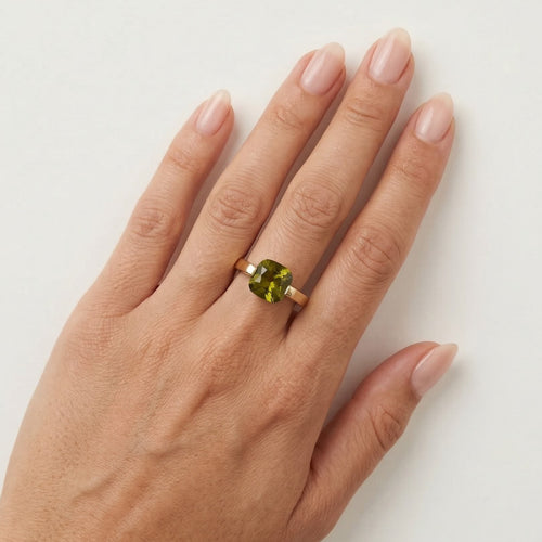 Anmutiger Gold-Kissenring