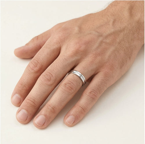 White gold eternity wedding ring