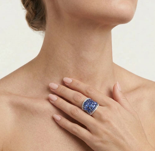 Sapphire paradise ring