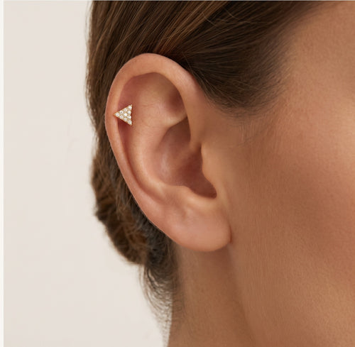 Arrow gold piercing