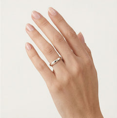 Snubní prsteny z bílého a růžového zlata