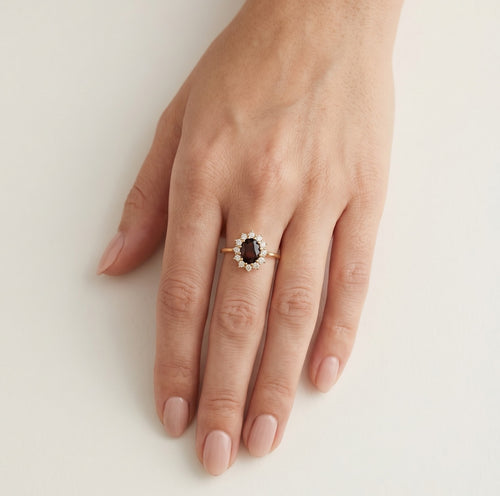 Edelstein-Eleganz-Gold-Ring