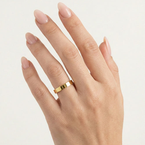 Dünner 3mm Gelbgold-Ehering