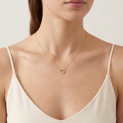 Beautiful heart necklace with Diamonds