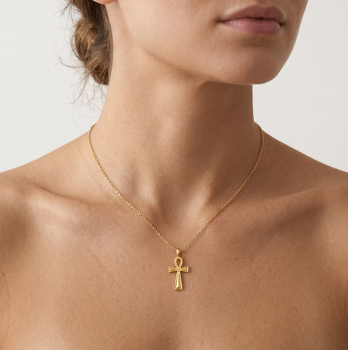 Nile gold cross