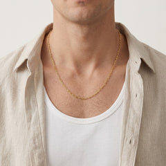 Gold anker necklace
