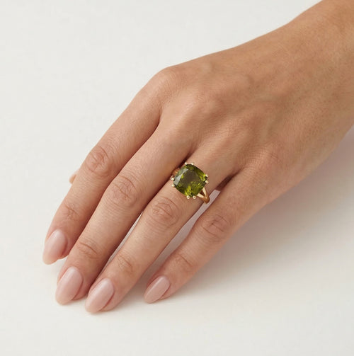 Eleganter Cushion-Allure-Ring