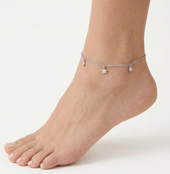 Armband aus Silber mit Stern und Zirkonia