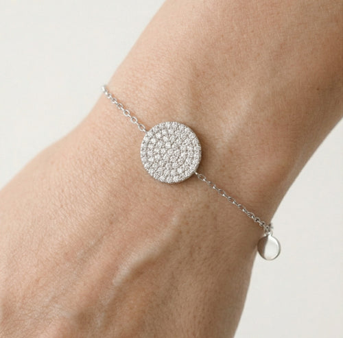 Pulsera redonda pavé