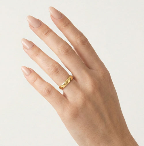 Klasické 5 mm široké snubní prsteny ze žlutého zlata