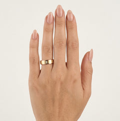 Bague de mariage en or rose et jaune avec design spécial