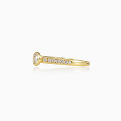 Diamond gold ring