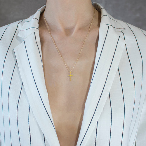 Goldkreuz mit Muster