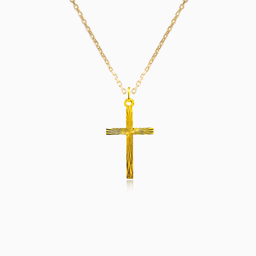 Goldkreuz mit Muster