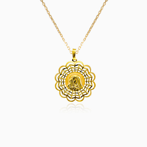 Goldene Madonna mit Heiligenschein