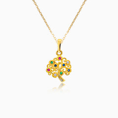 Zlatý strom života s kameny