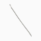 White gold bracelet with interesting designs