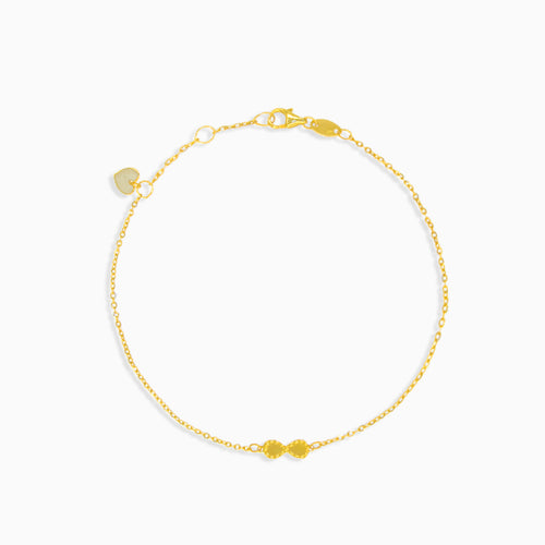 Schlichtes Gold-Unendlichkeit-Armband