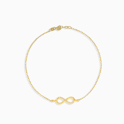 Goldenes Infinity-Armband