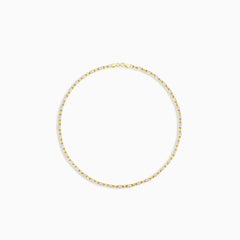 Collar de oro elegante para mujer