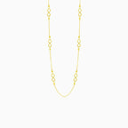 Unendlichkeits-Halskette aus Gold