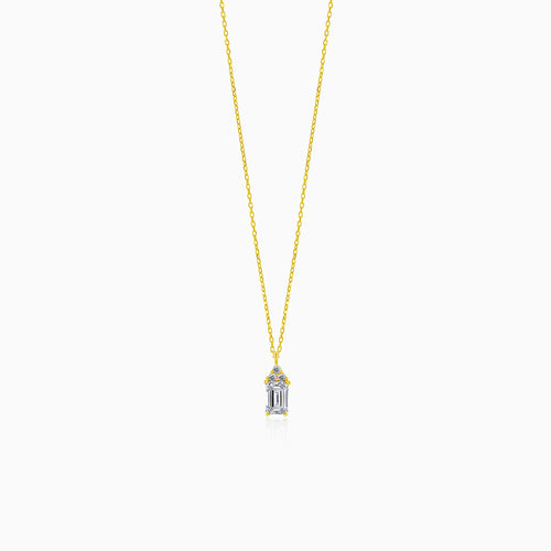 Wunderschöne Goldkette mit Zirkonia-Steinen