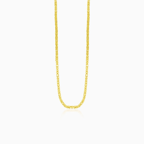 Mighty kings chain gold necklace
