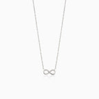 Collier infini simple en argent