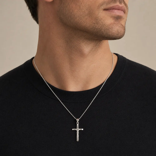 Sterling Silver Crucifix Pendant